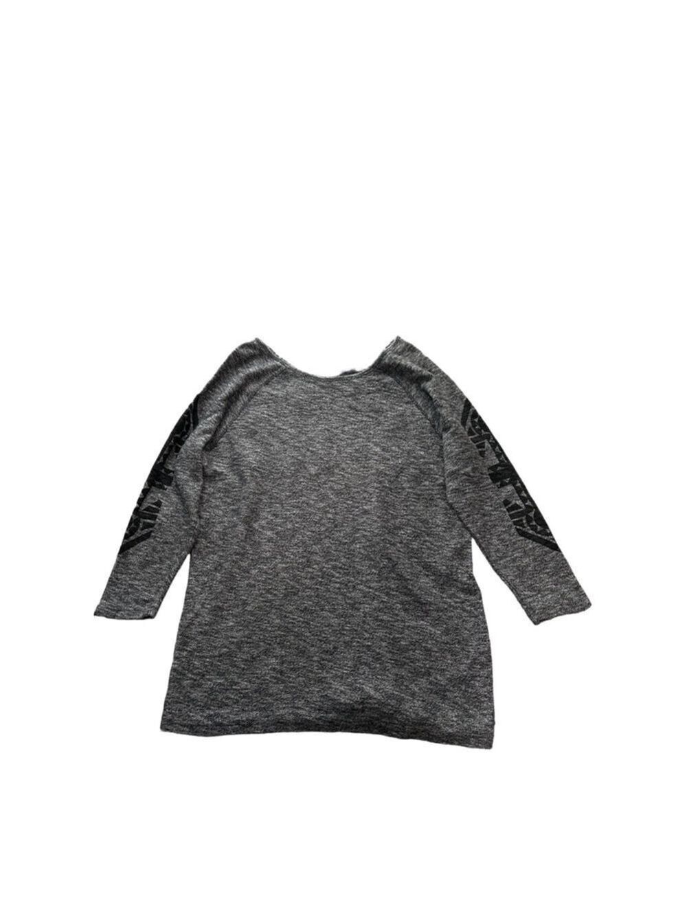 Obey N'89 Propaganda Cotton Tunic Size L, Gray Black